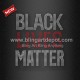Custom T Shirt Transfers Black Lives Matter Hot Fix Rhinestone Designs